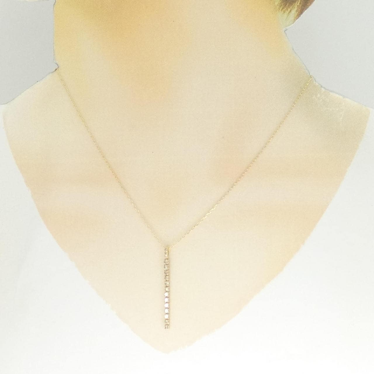 K18YG ダイヤモンド ネックレス 0.50CT