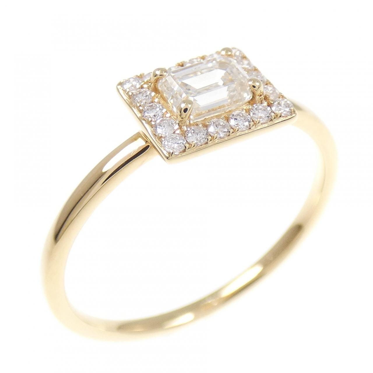 【新品】K18YG ダイヤモンド リング 0.41CT