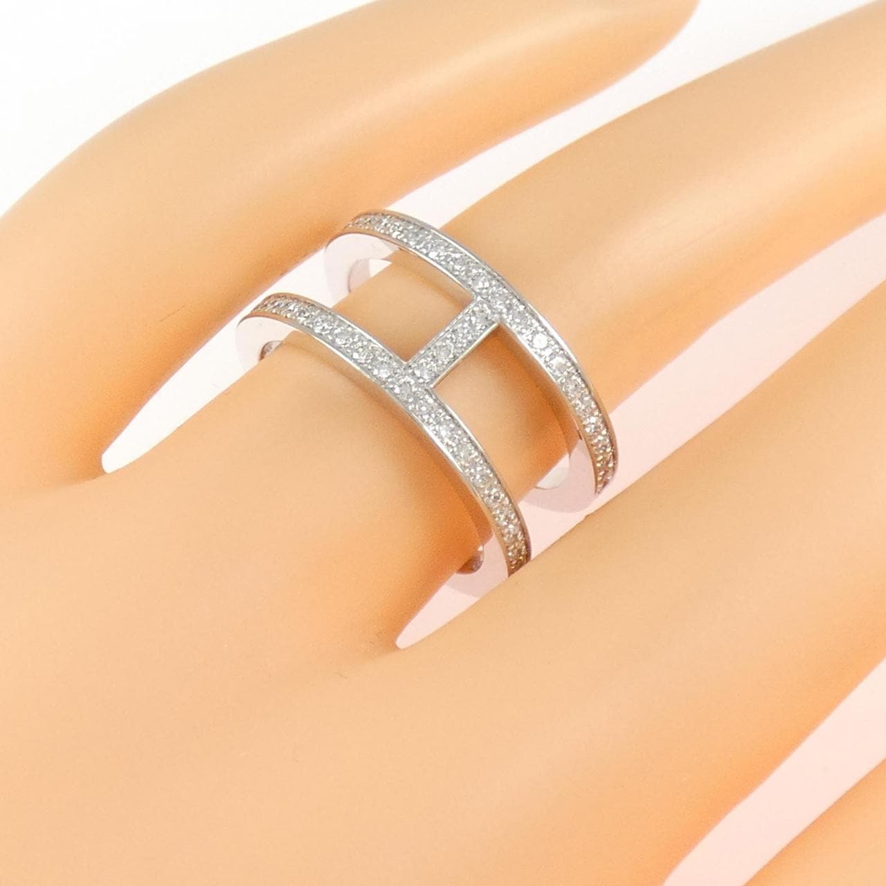 エルメス エヴァー シェーヌ ダンクル リング 0.59CT
