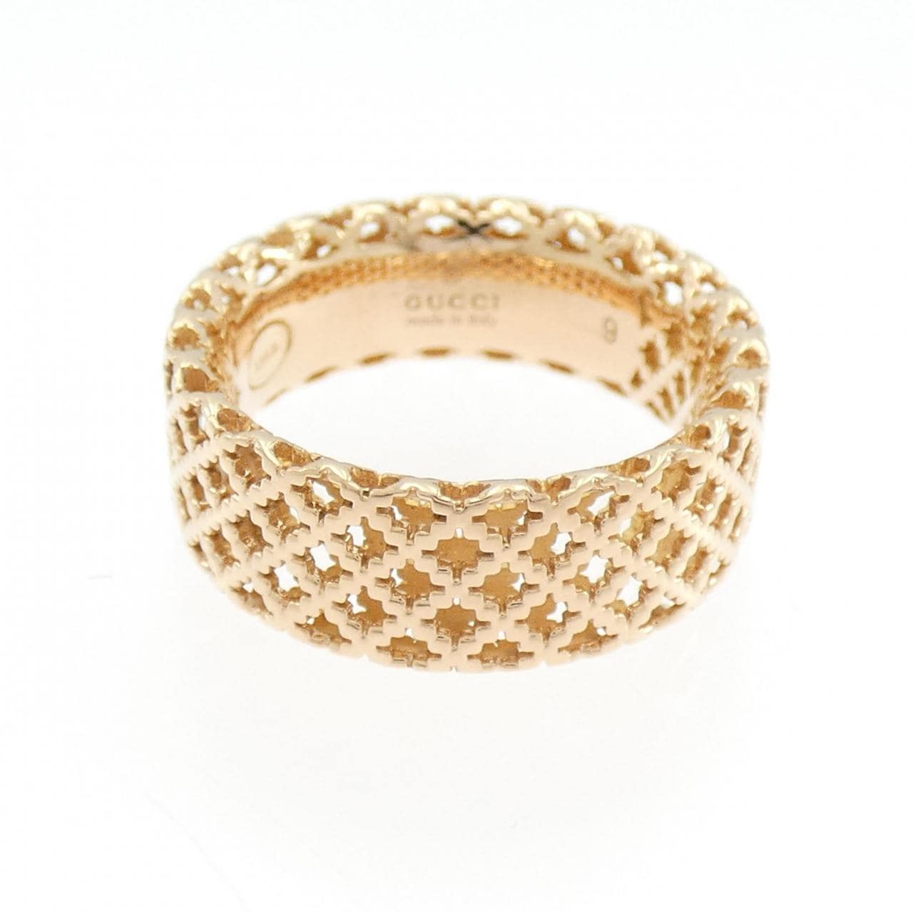グッチ ワイド ディアマンティッシマ リング