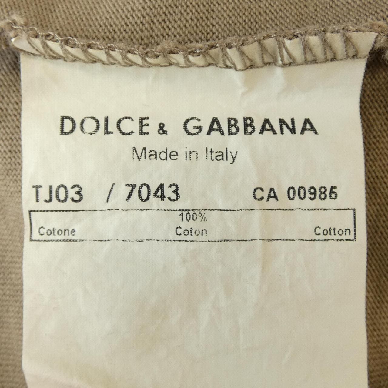 ドルチェアンドガッバーナ DOLCE&GABBANA Tシャツ