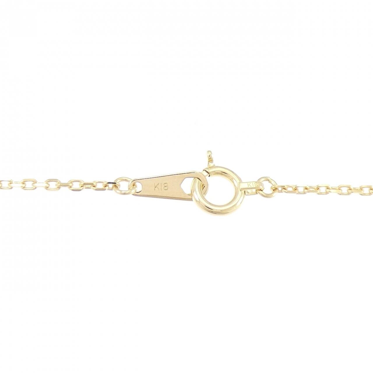 K18YG ソリティア ダイヤモンド ネックレス 0.225CT