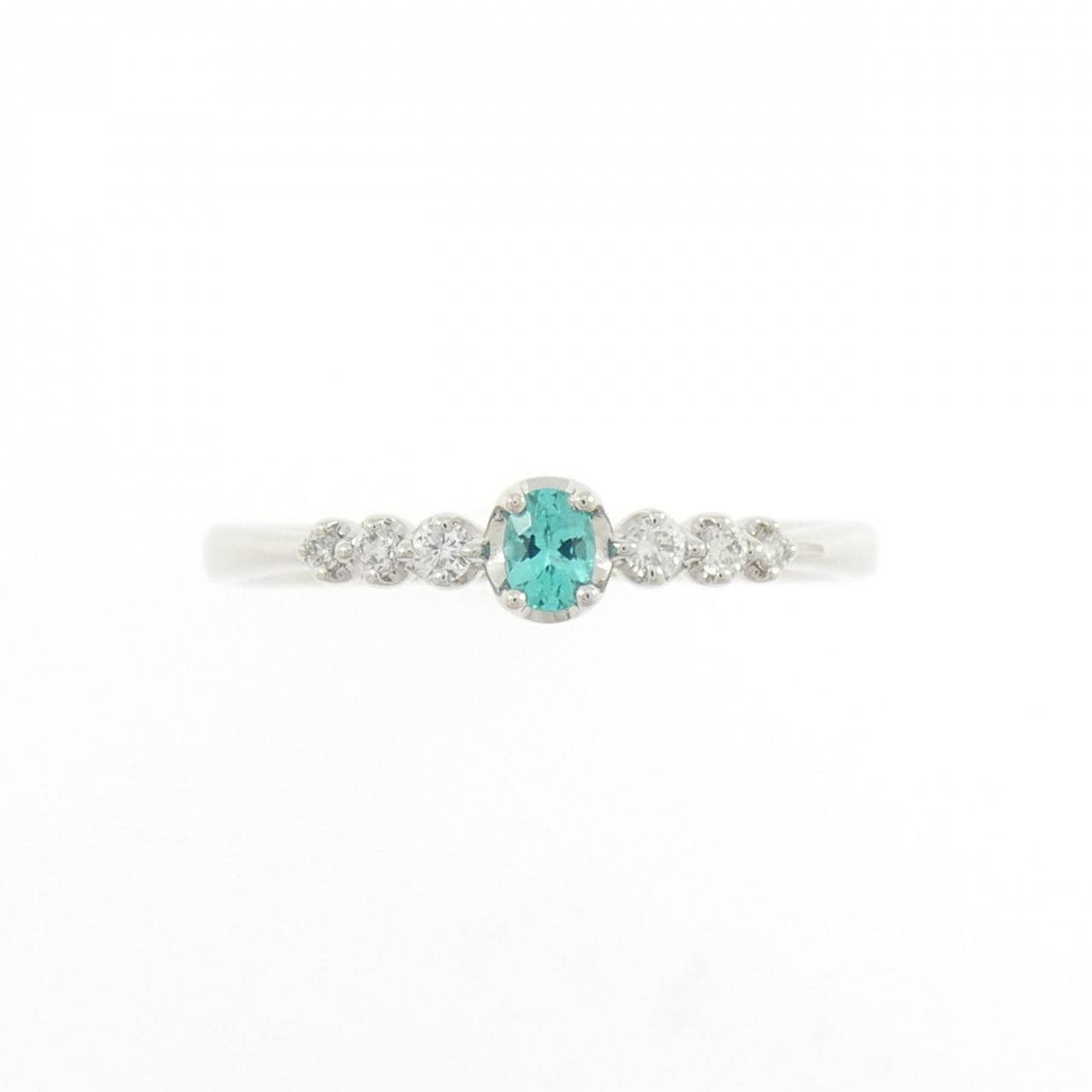 PT900 パライバトルマリン リング 0.09CT