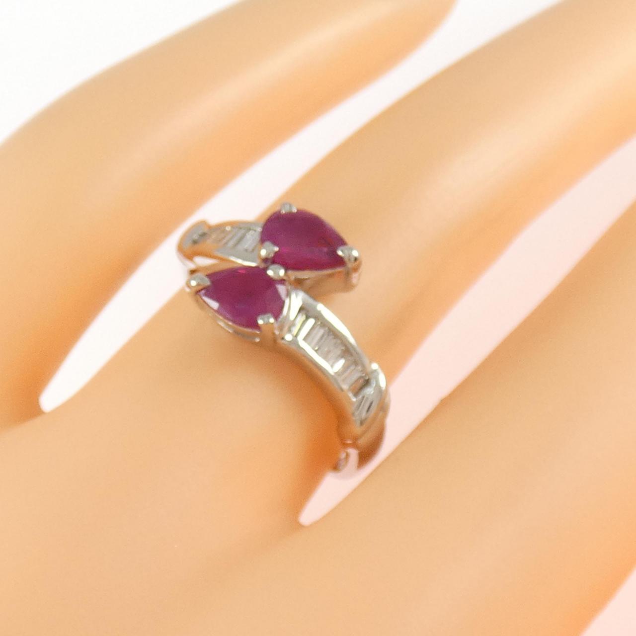 PT850 ルビー リング 1.00CT