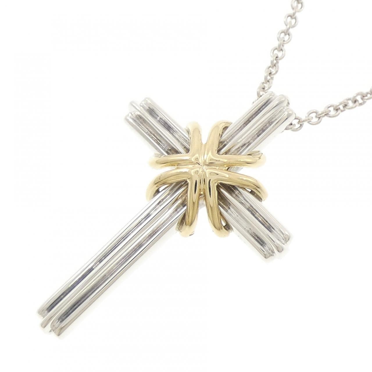 ティファニー 925/750YG ネックレス