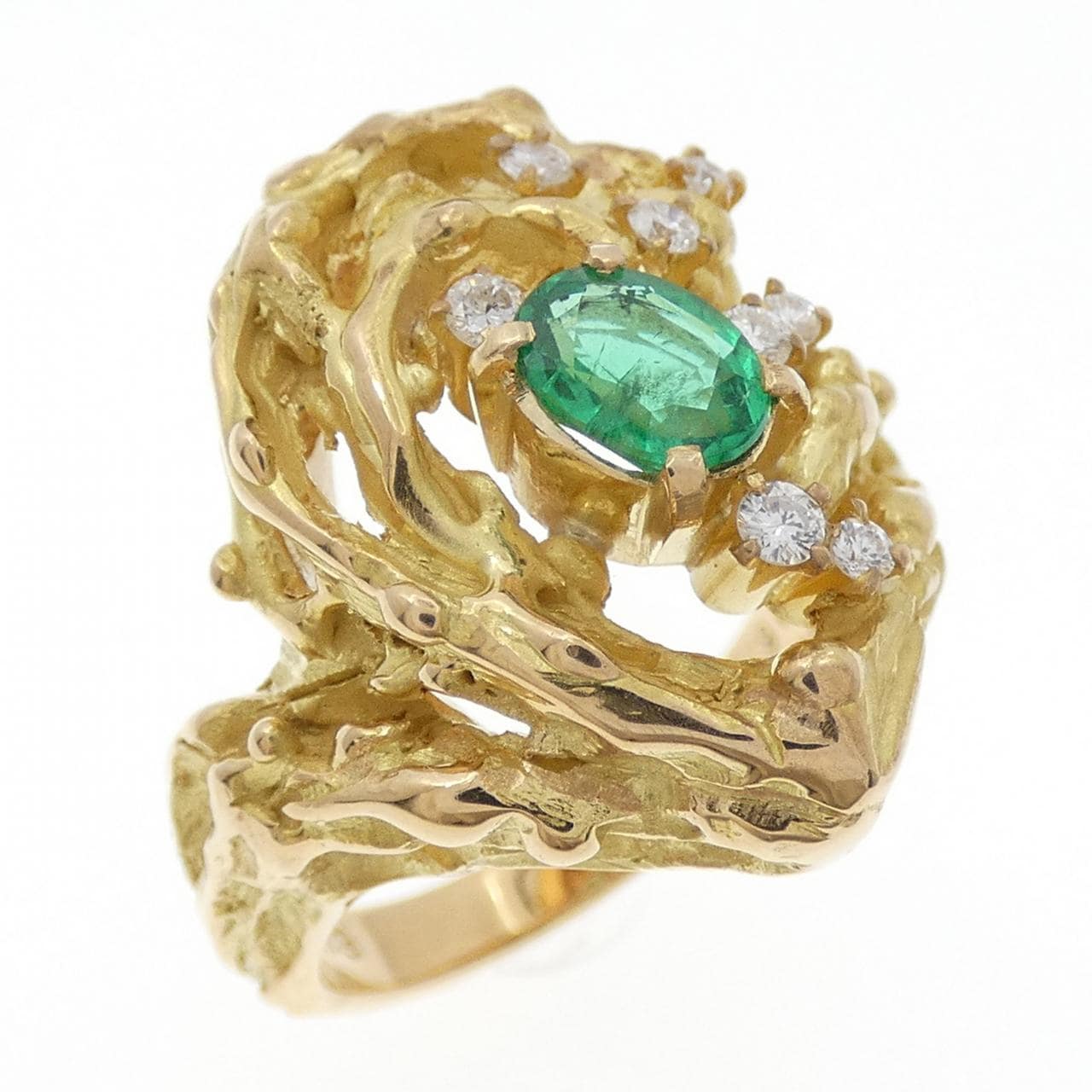 さとうくにを エメラルド リング 0.50CT