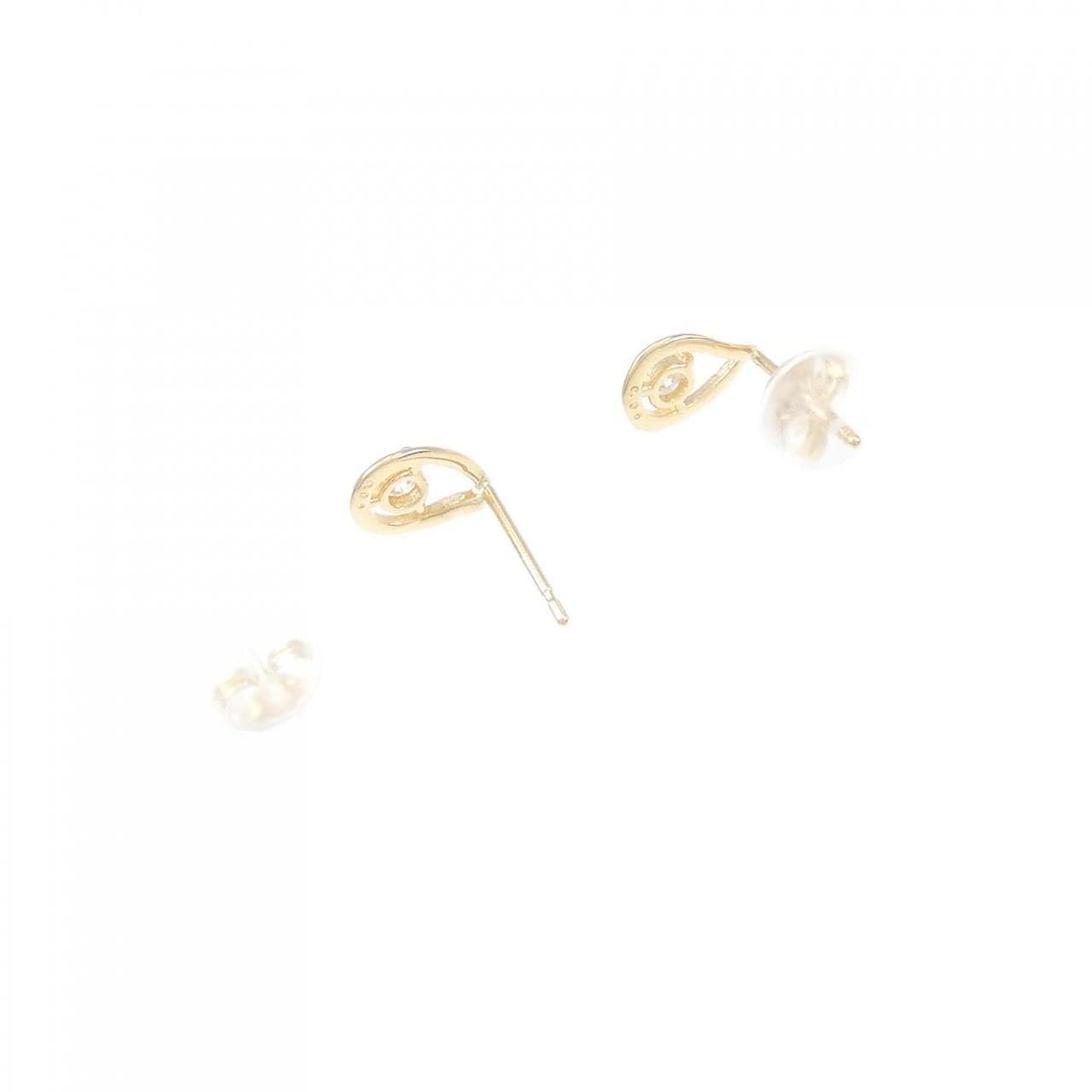 [Remake] K18YG Diamond earrings 0.10CT