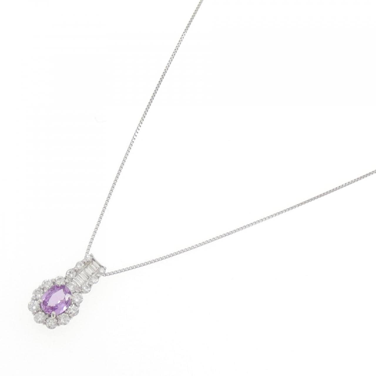 PT900/PT850 サファイヤ ネックレス 0.41CT