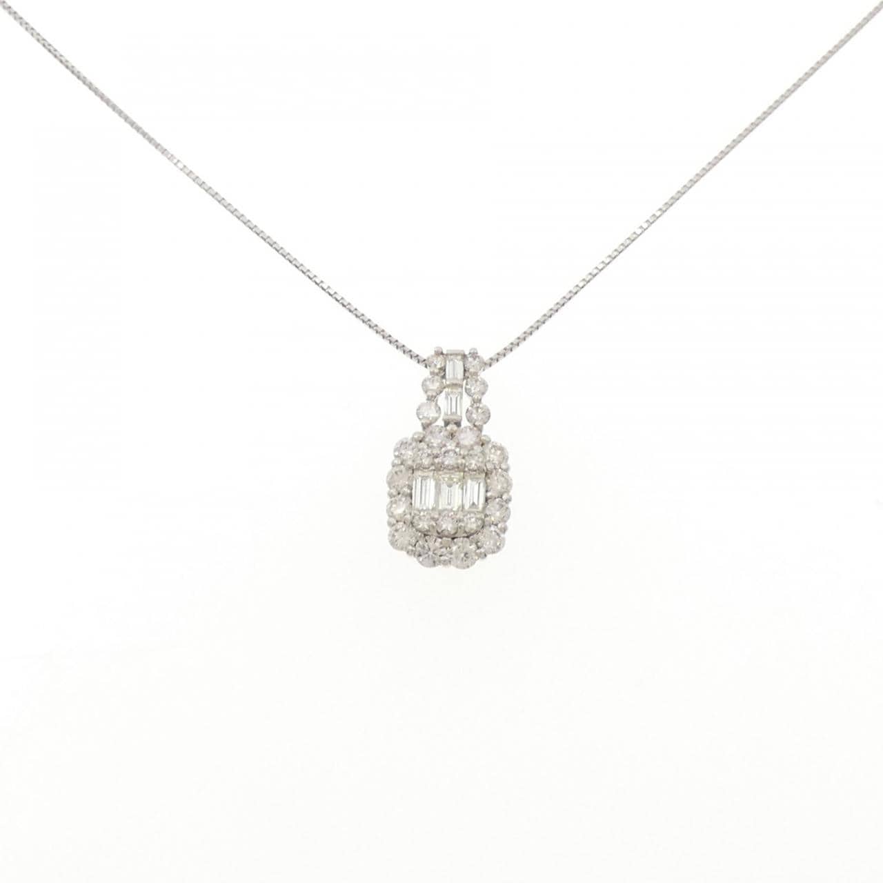 PT900/PT850 ダイヤモンド ネックレス 1.30CT