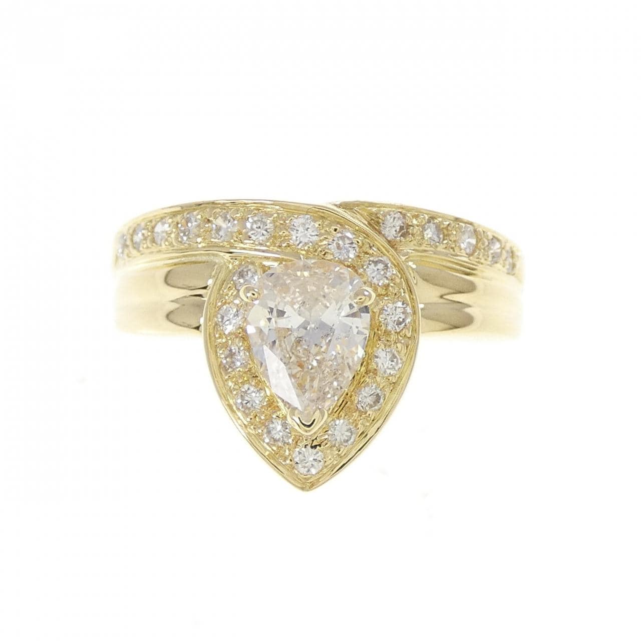 K18YG ダイヤモンド リング 0.53CT