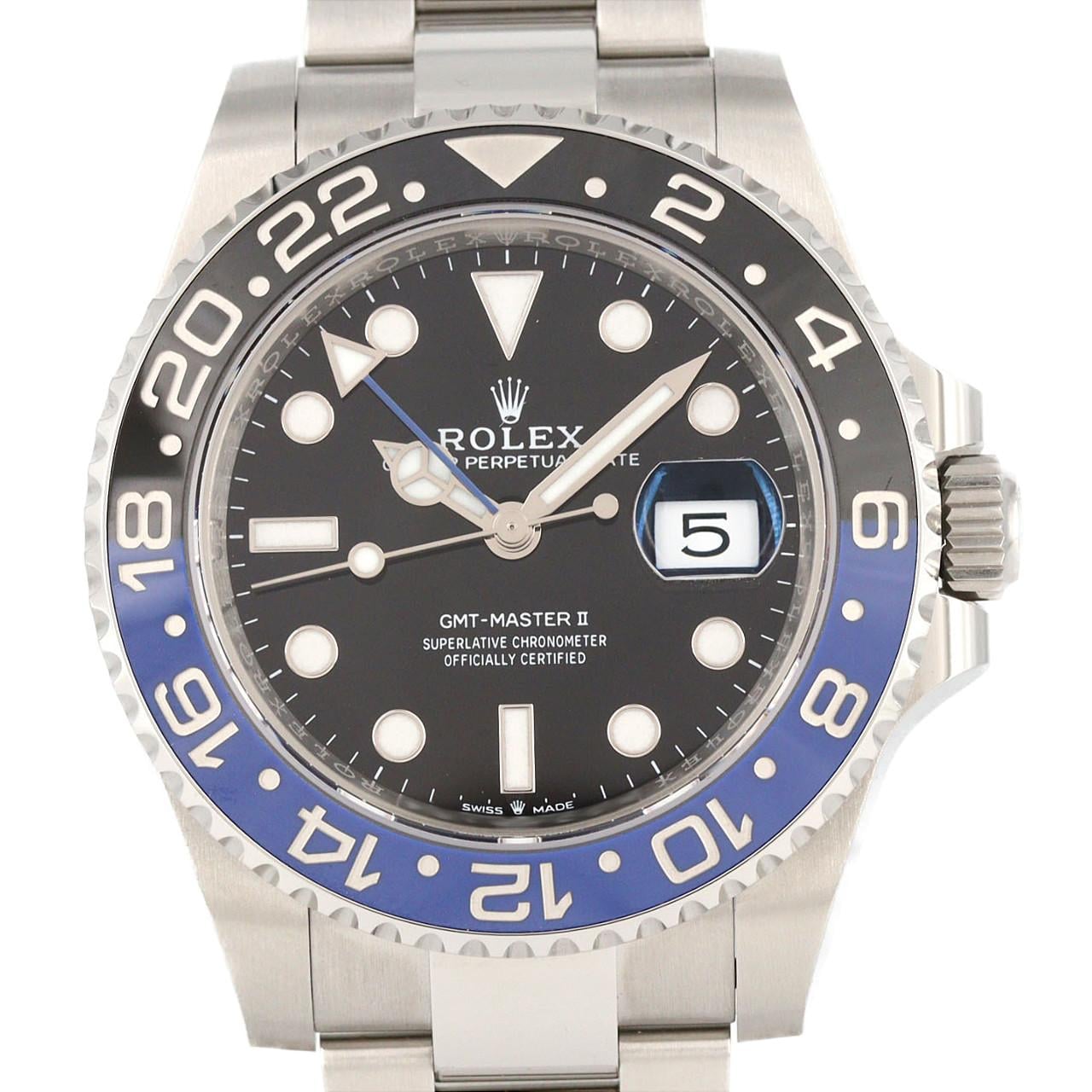 ロレックス GMTマスターⅡ 126710BLNR･3 SS 自動巻 ランダム番