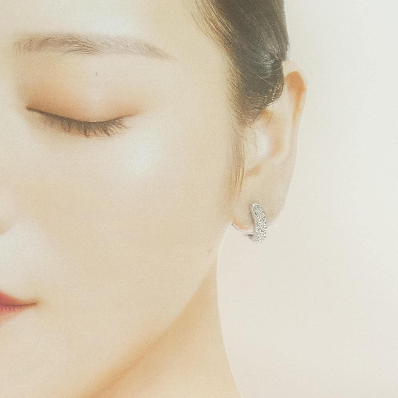 PT900 ダイヤモンド イヤリング 0.50CT