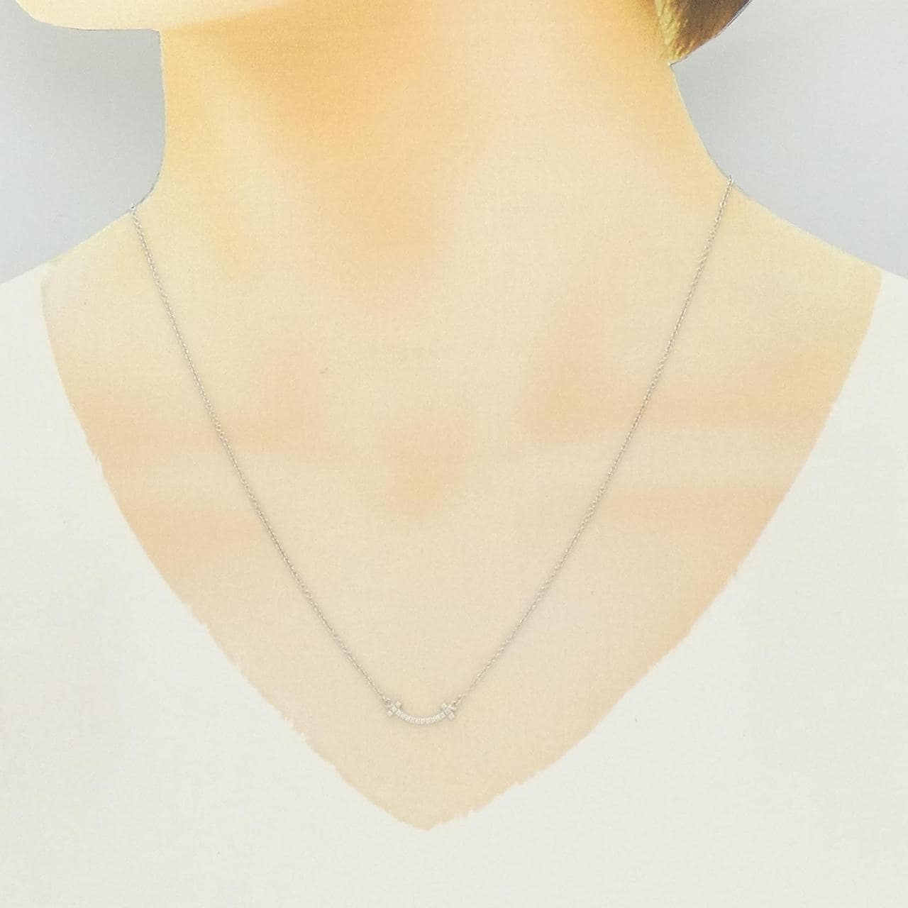 ティファニー Tスマイル ミニ ネックレス