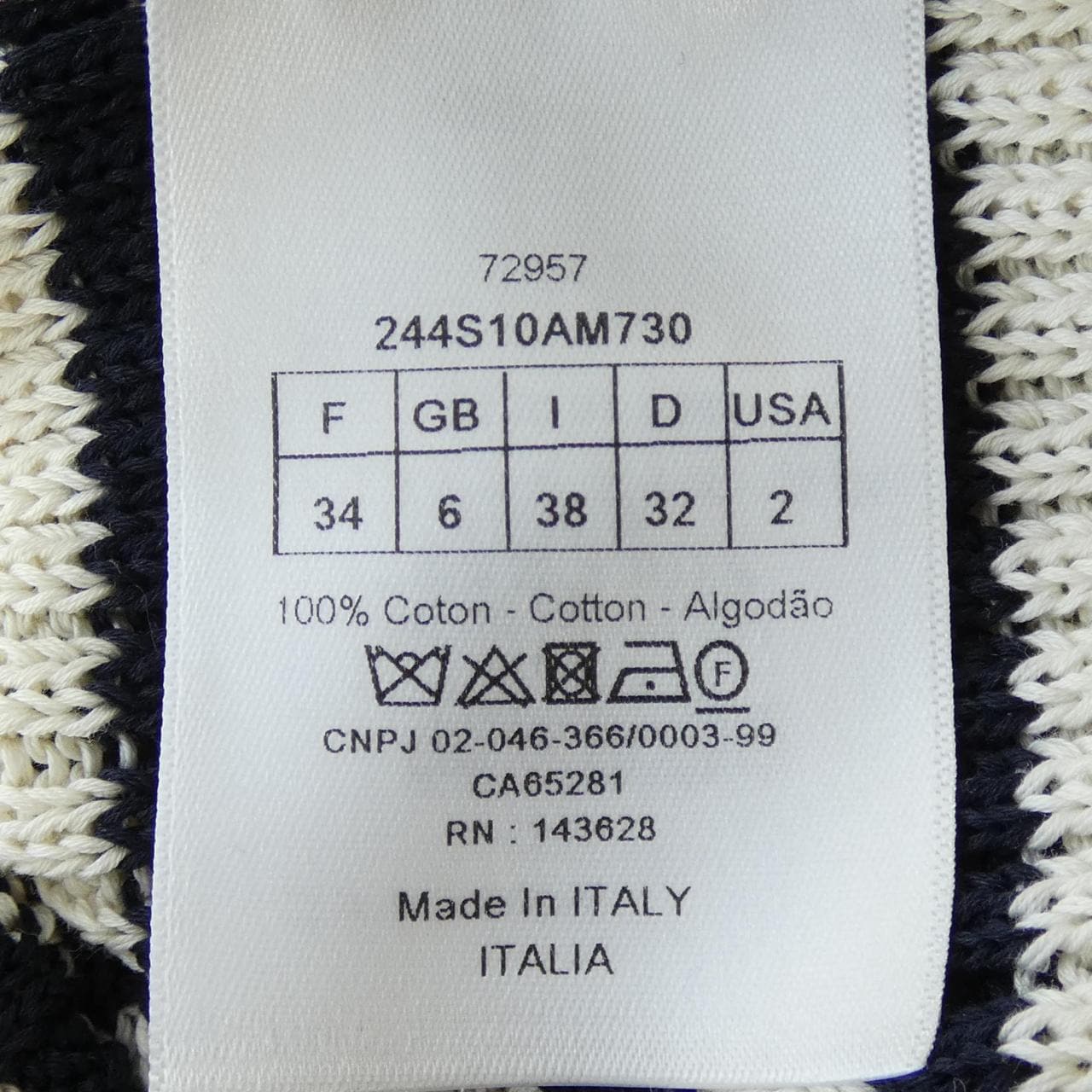 CHRISTIAN DIOR KNIT BY CHRISTIAN DIOR DIOR CHRISTIAN DIOR