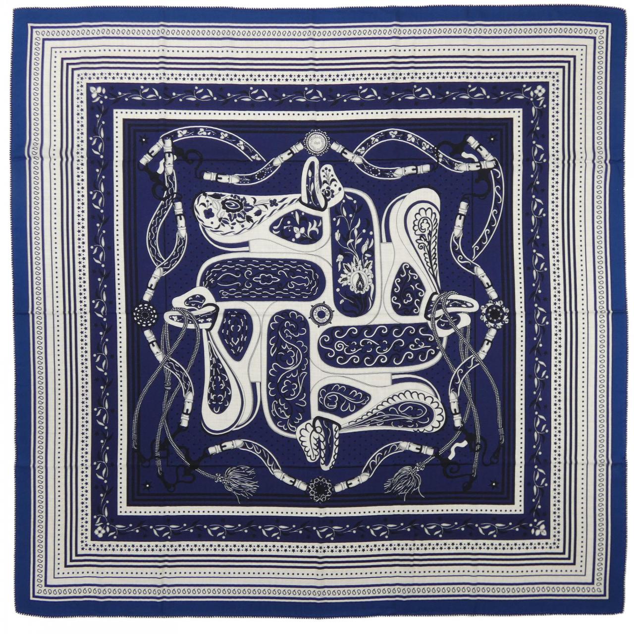 エルメス HERMES FESTIVAL DES AMAZONES BANDANA H244217S カレジェアン140 ショール
