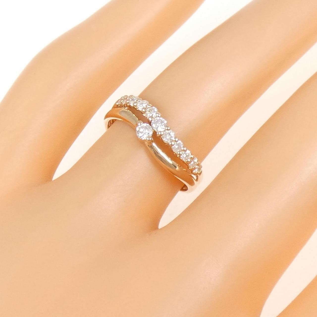 K14PG ダイヤモンド リング 0.30CT