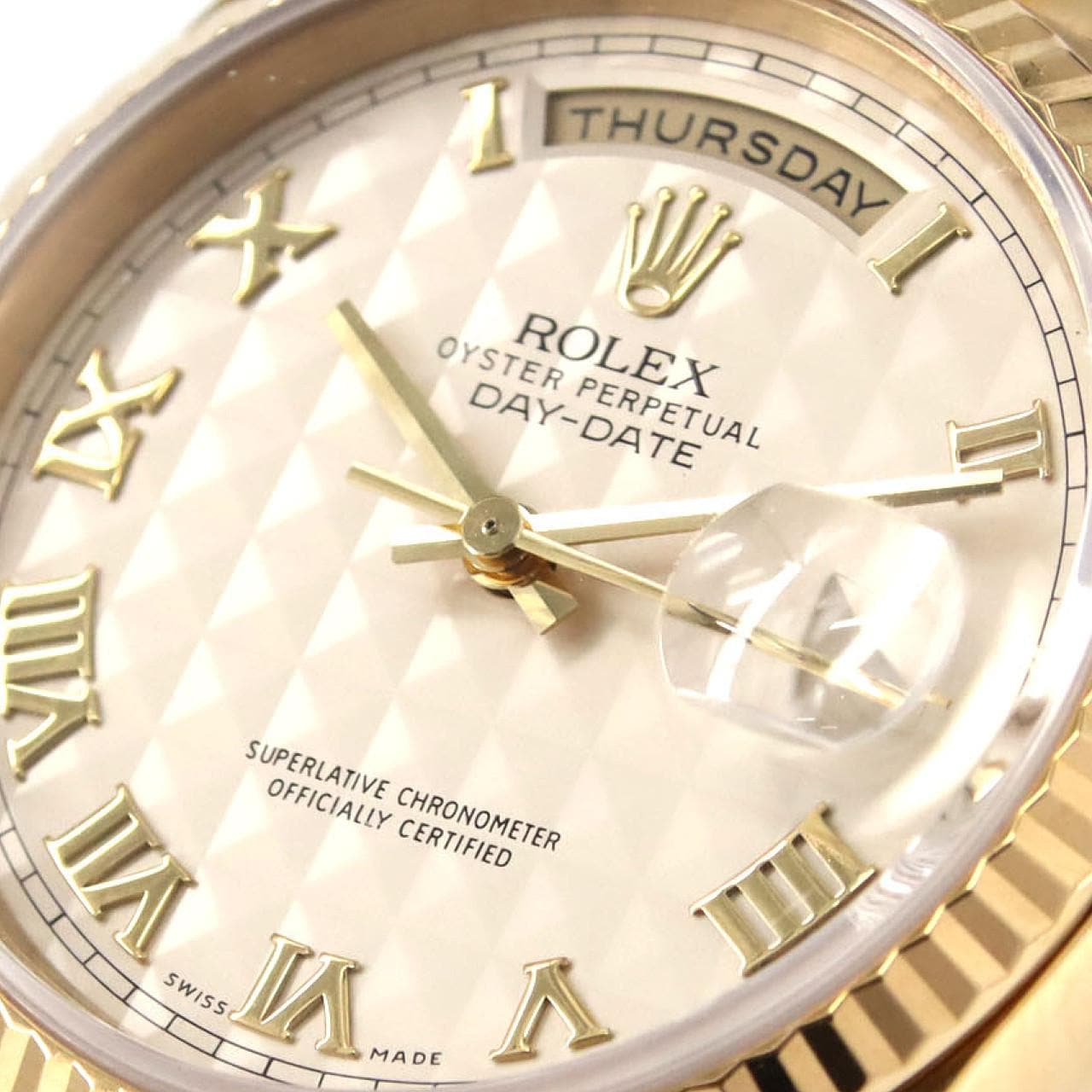 【ノーメンテナンス還元価格】ロレックス デイデイト 18238 YG 自動巻 E番