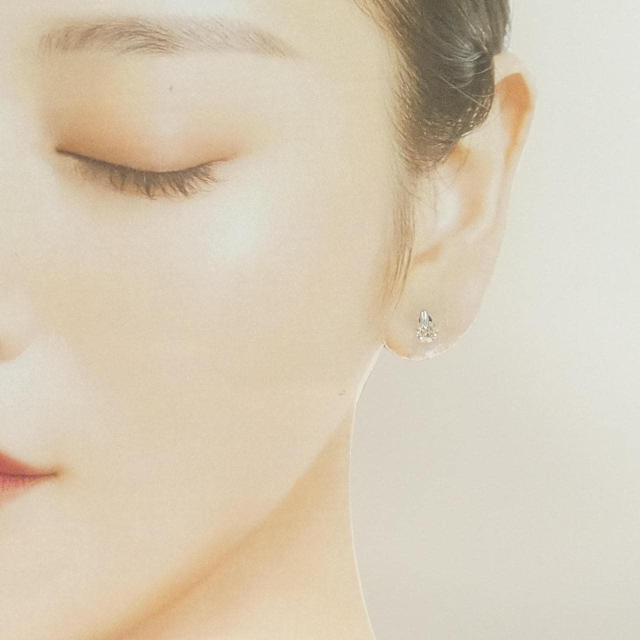 PT900 ダイヤモンド ピアス 0.83CT