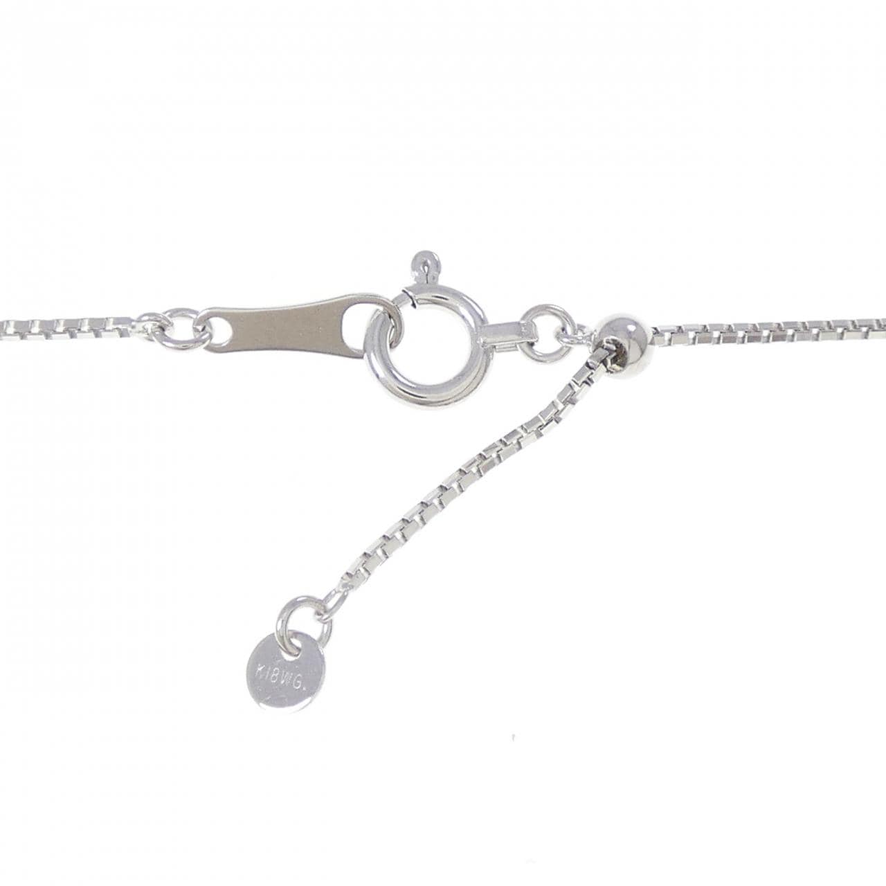 K18WG ペリドット ネックレス 0.85CT