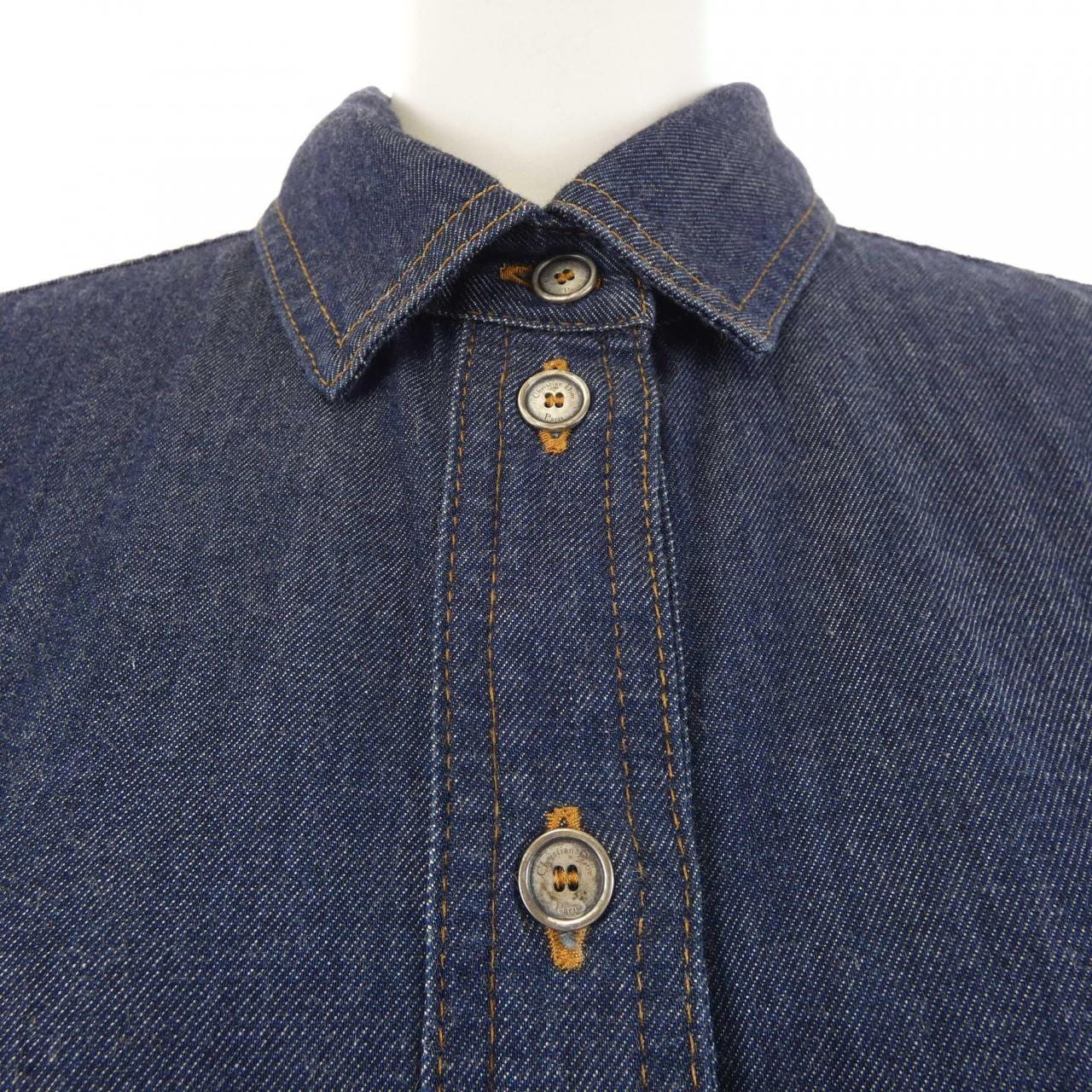 クリスチャンディオール CHRISTIAN DIOR DENIM COUTUREシャツドレス 312R17A3517 ワンピース