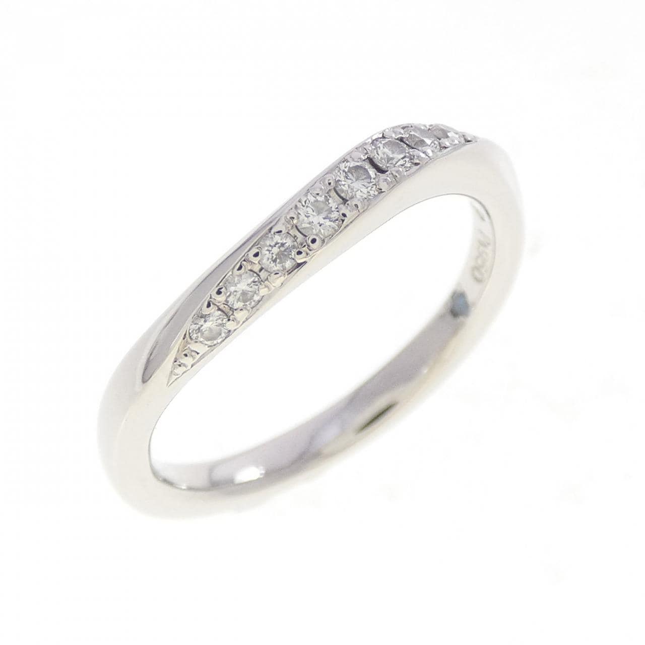 PT950 ダイヤモンド リング 0.08CT