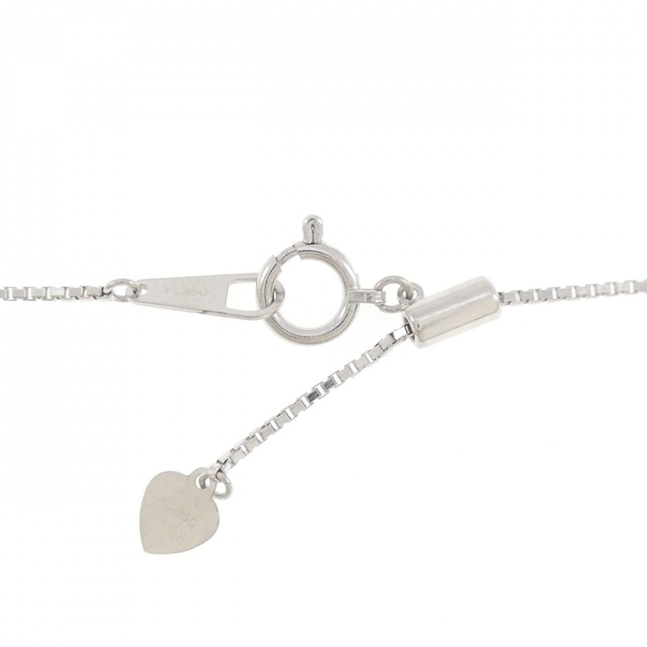 PT900/PT850 スリーストーン ダイヤモンド ネックレス 1.01CT