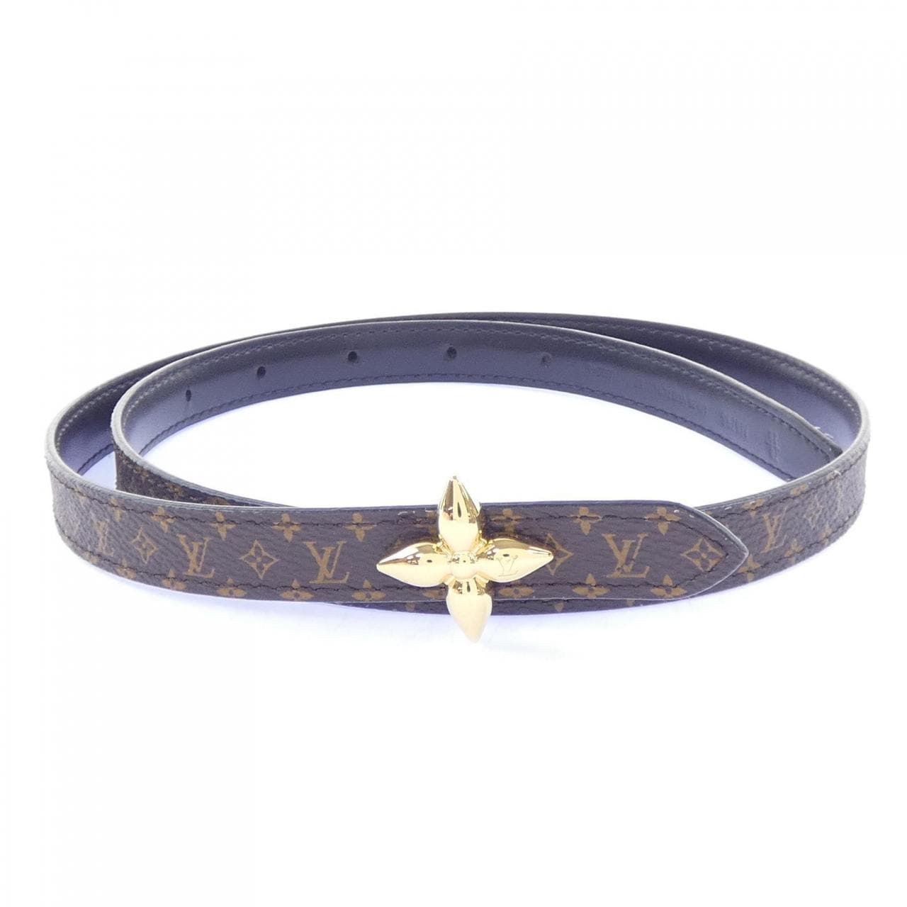 ルイヴィトン LOUIS VUITTON LVミニフラワーグラム 15mm リバーシブル M8796 BELT