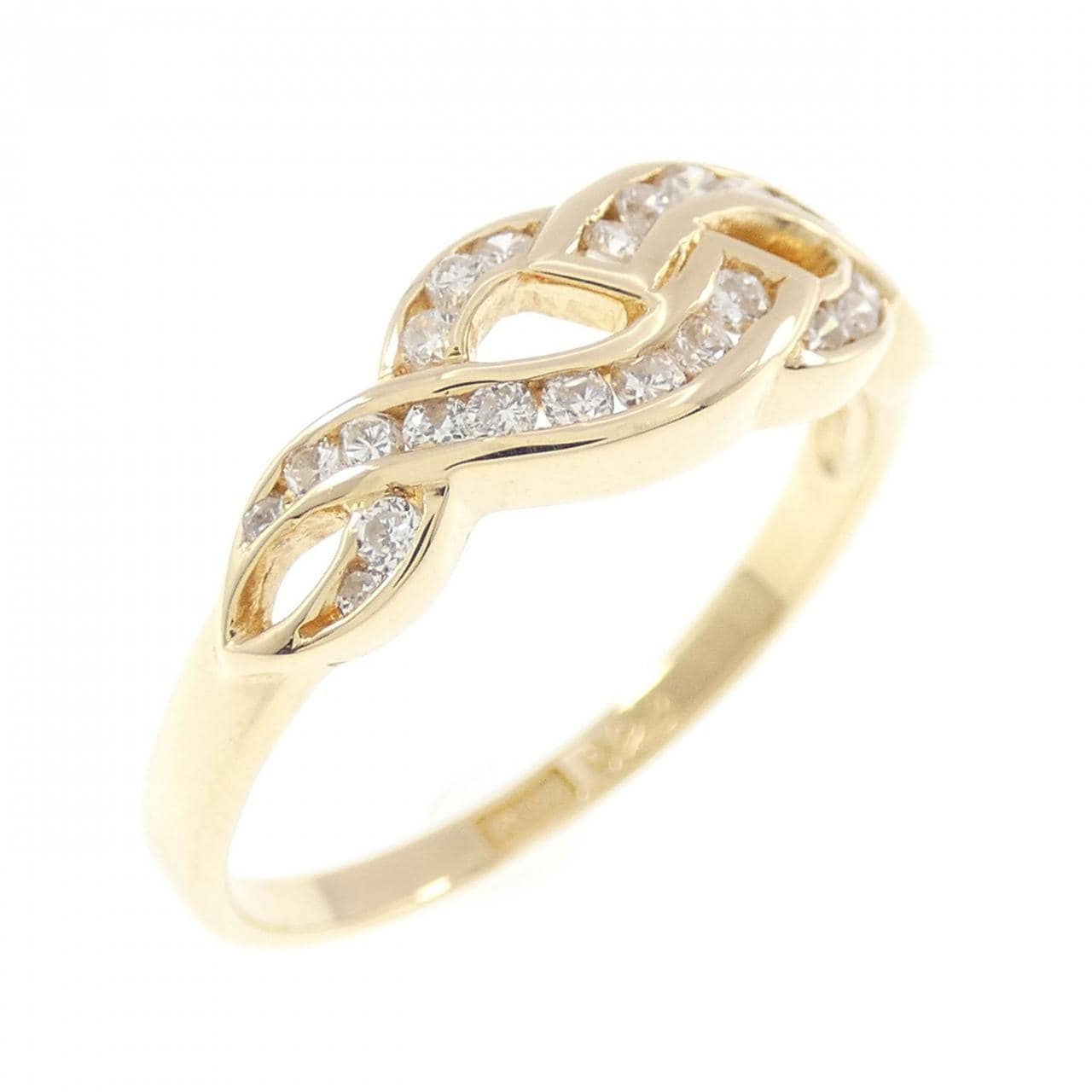 K18YG ダイヤモンド リング 0.24CT