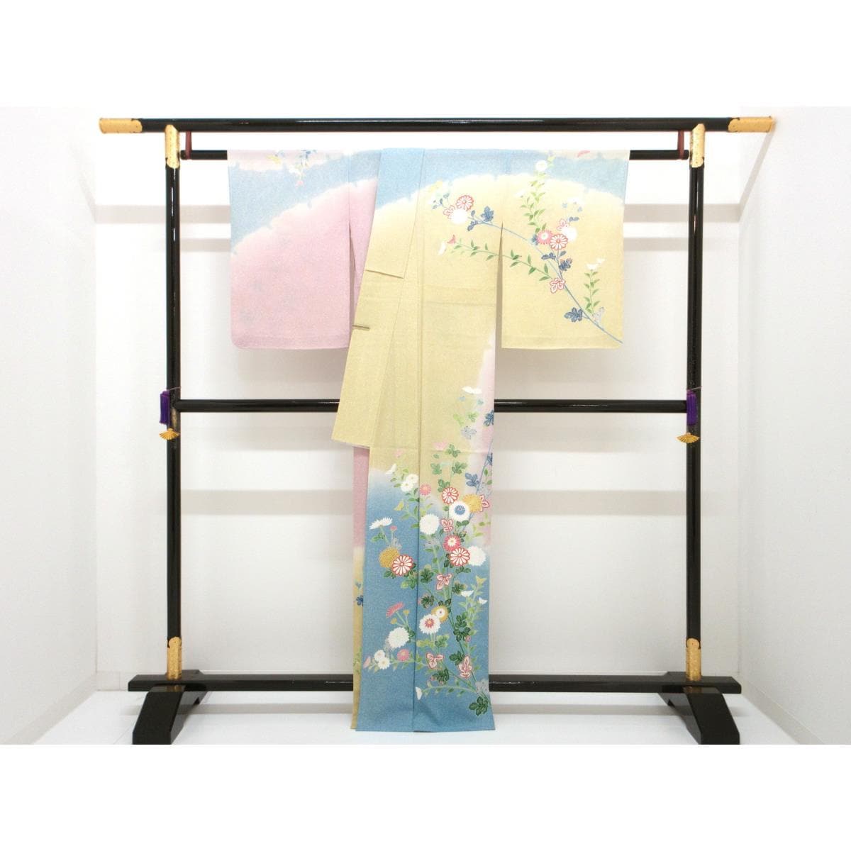 【未使用品】単衣　駒絽訪問着【羽田登喜男】