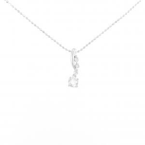K18WG ダイヤモンド ネックレス 0.26CT