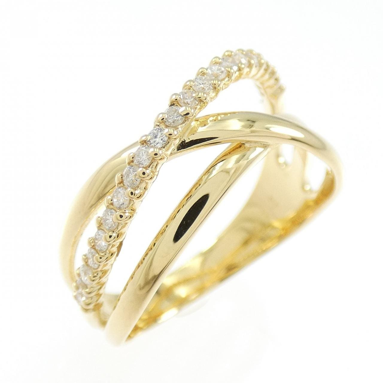 K18YG ダイヤモンド リング 0.14CT