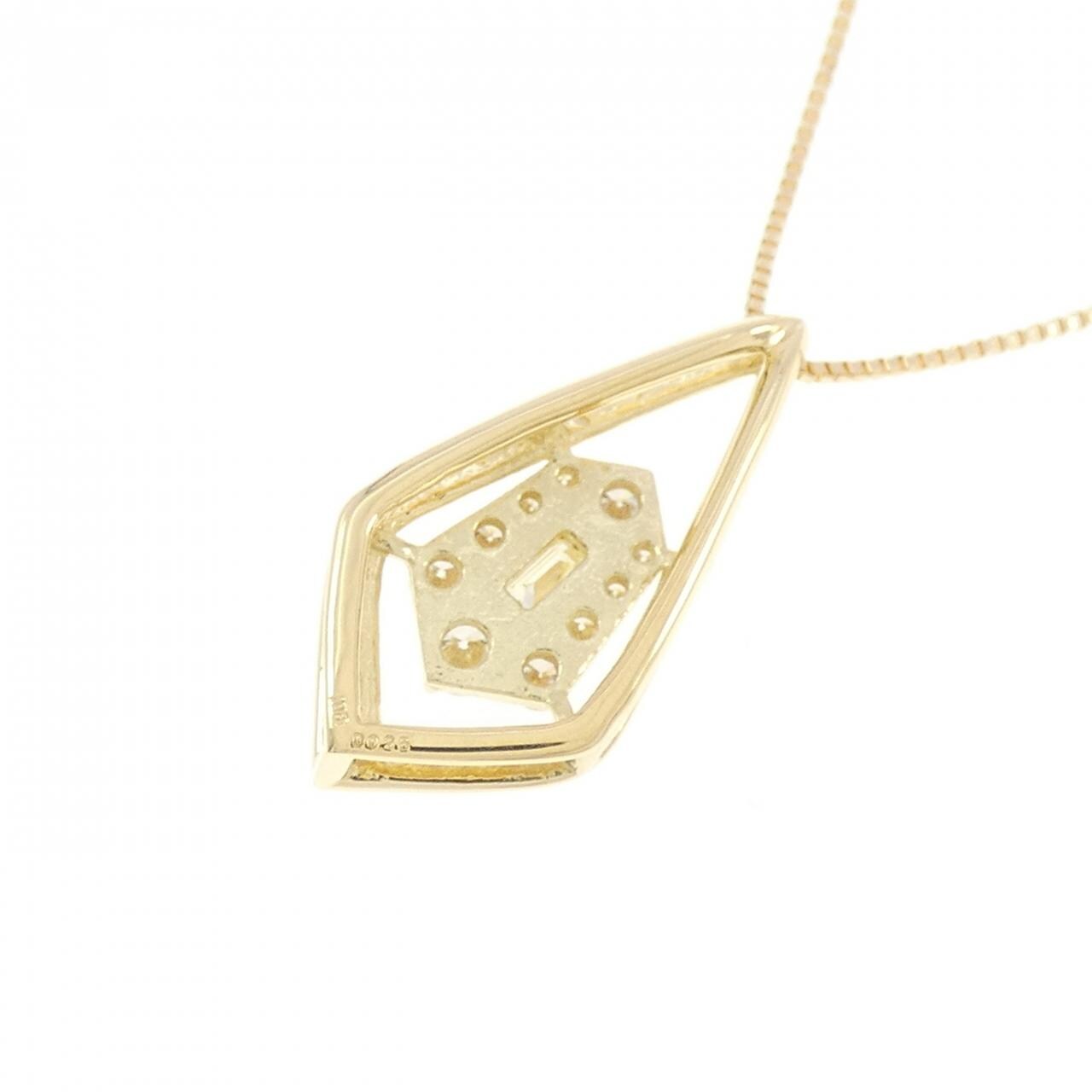 【新品】K18YG ダイヤモンド ネックレス 0.25CT