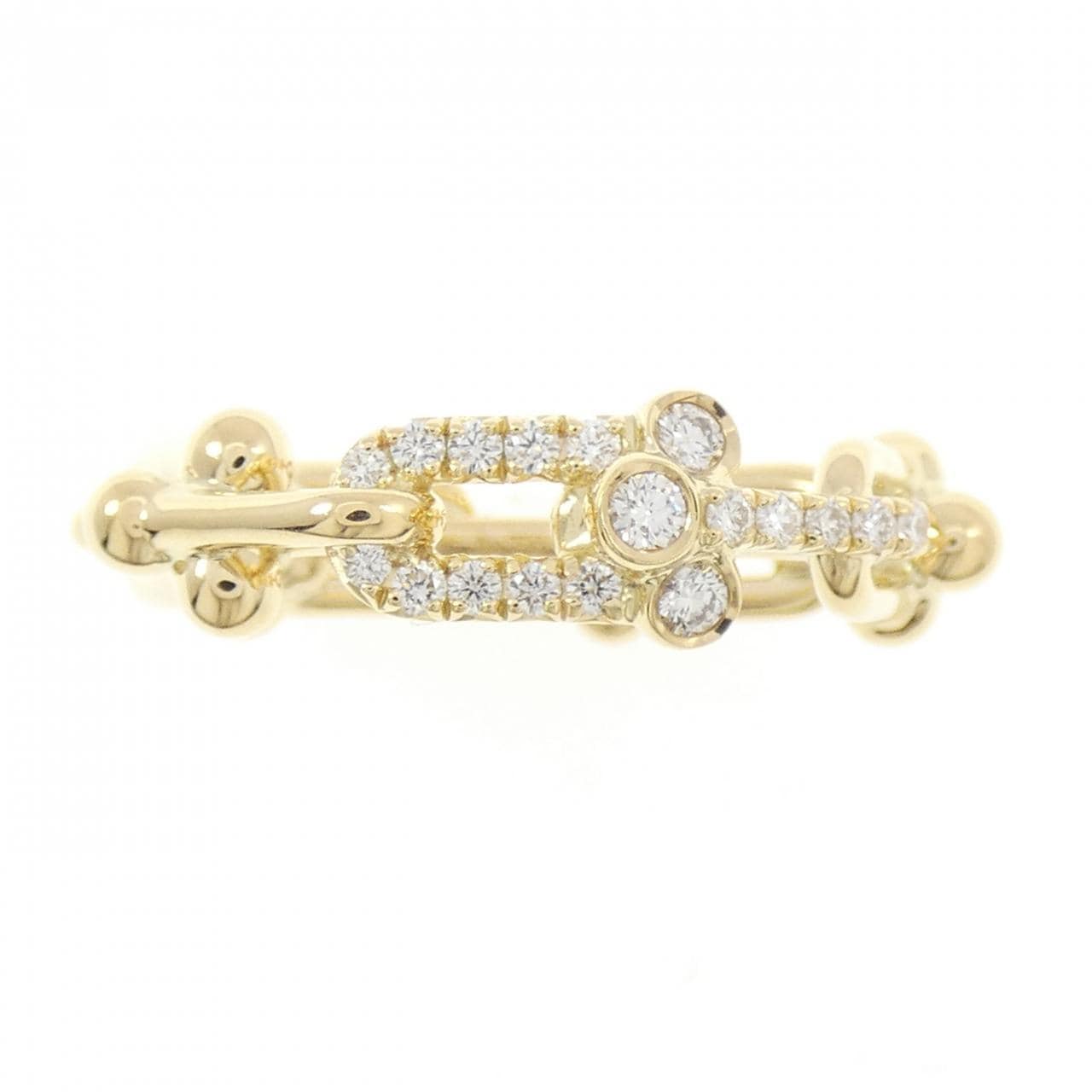 ティファニー ハードウェア スモール リンク リング 0.26CT