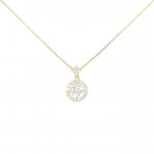 【新品】K18YG ダイヤモンド ネックレス 0.307CT G SI1 EXT-H&C