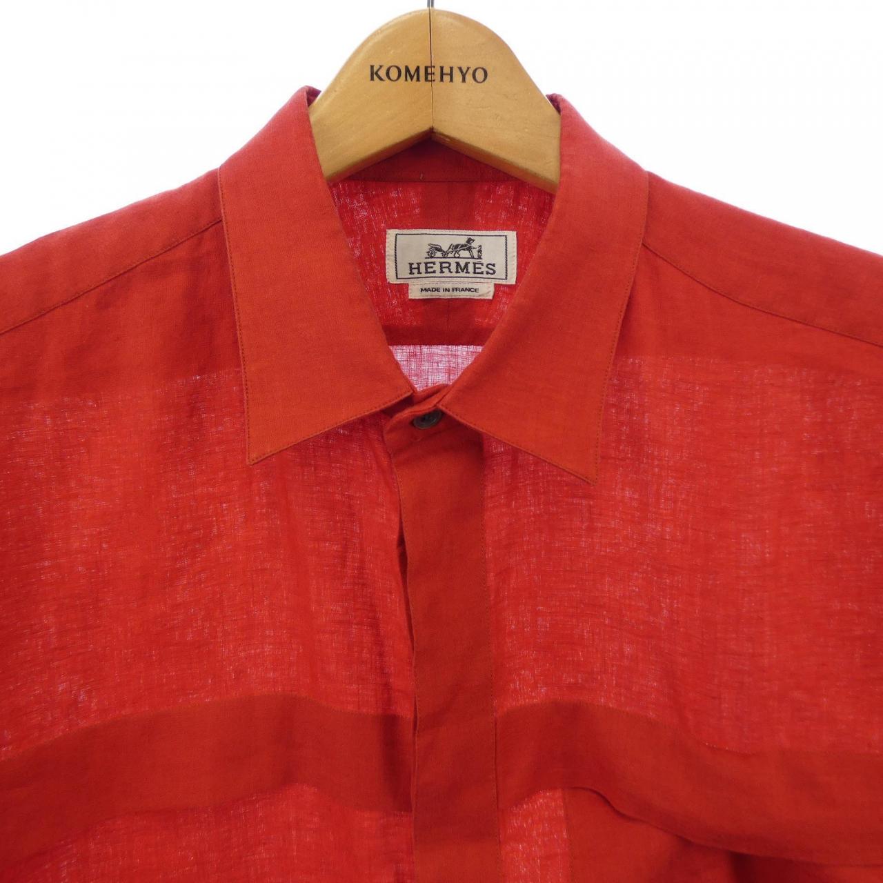 エルメス HERMES 61-5627 S／Sシャツ