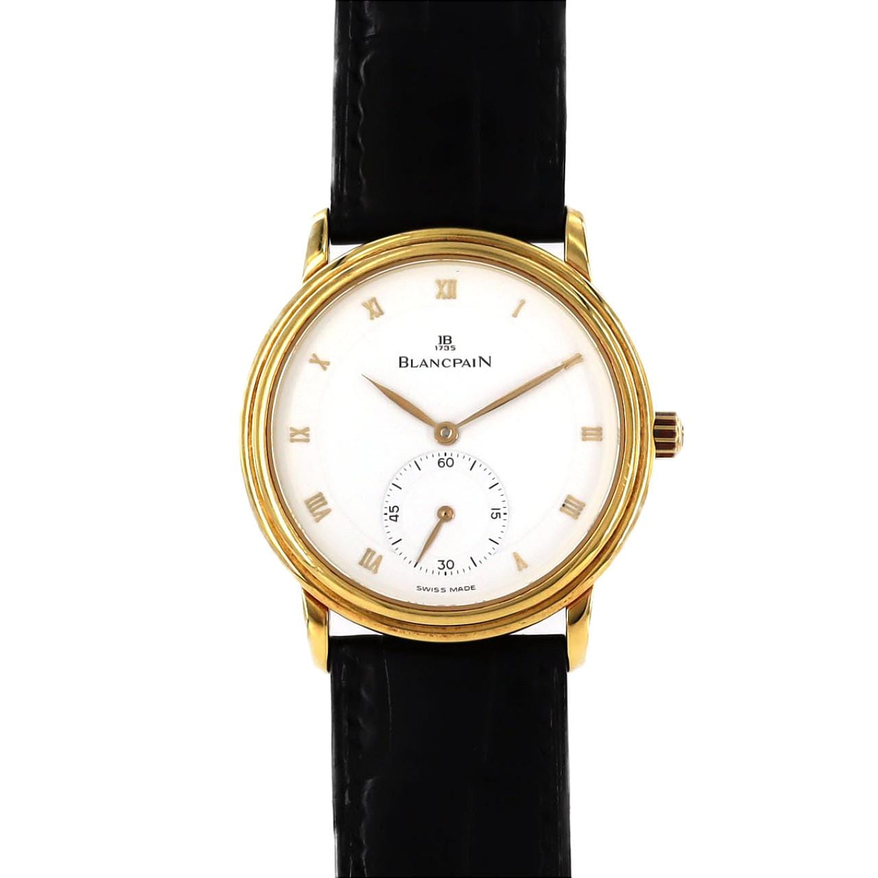 【ノーメンテナンス還元価格】ブランパン ヴィルレ YG 7001-1418-55 YG 手巻