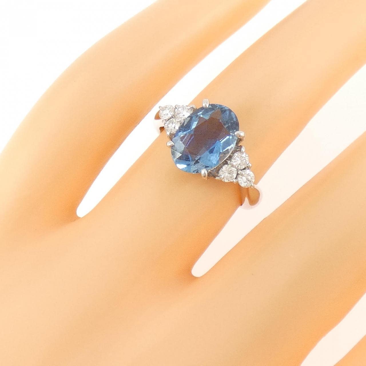 PT900 アクアマリン リング 1.738CT