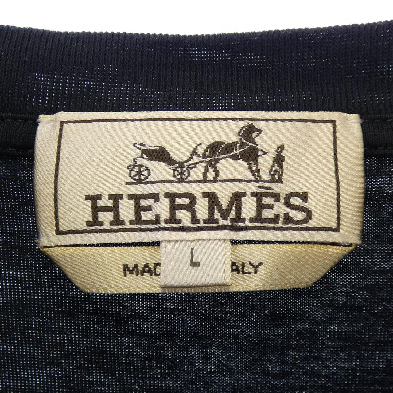 エルメス HERMES ミニレザーパッチ　ジュ ダドレス JEU D'ADRESS 457930HA Tシャツ