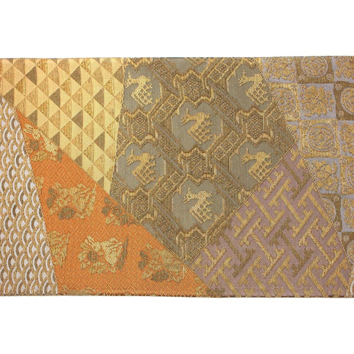 【未使用品】袋帯　【誉田屋源兵衛】輪奈織