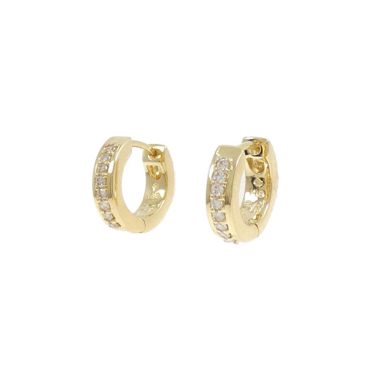 K18YG ダイヤモンド ピアス 0.20CT