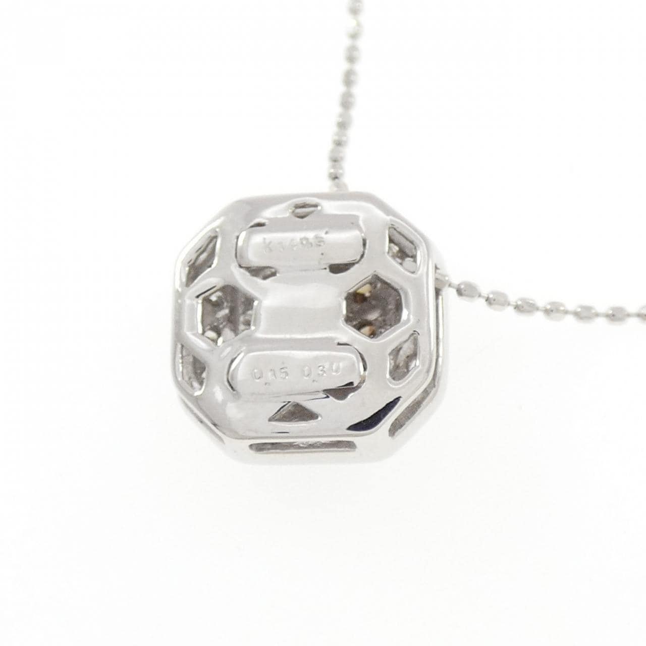 K14WG/K14BG/K18WG ダイヤモンド ネックレス 0.15CT
