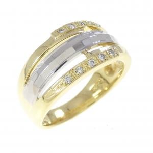 PT900/K18YG ダイヤモンド リング 0.07CT