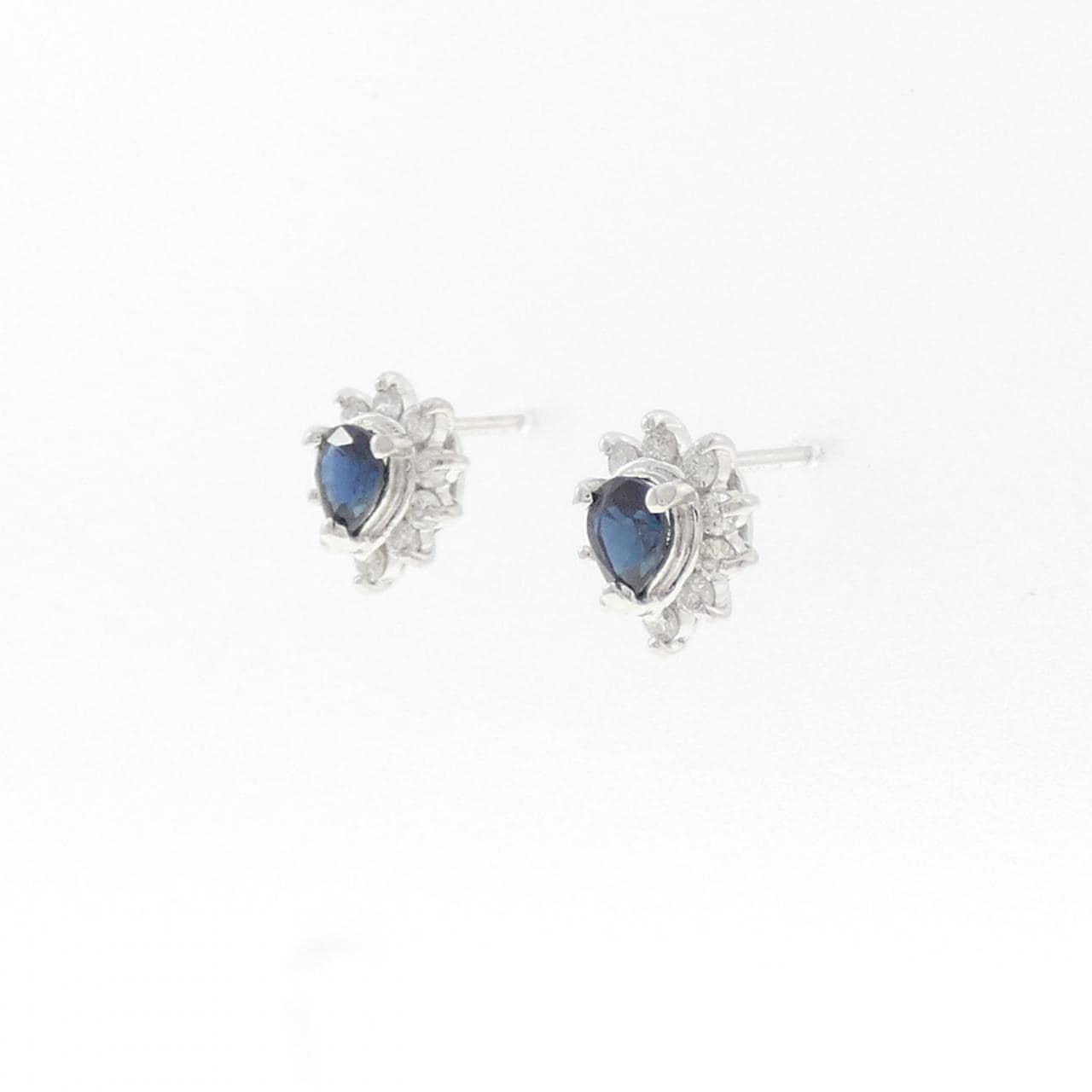 PT850 サファイヤ ピアス 0.60CT
