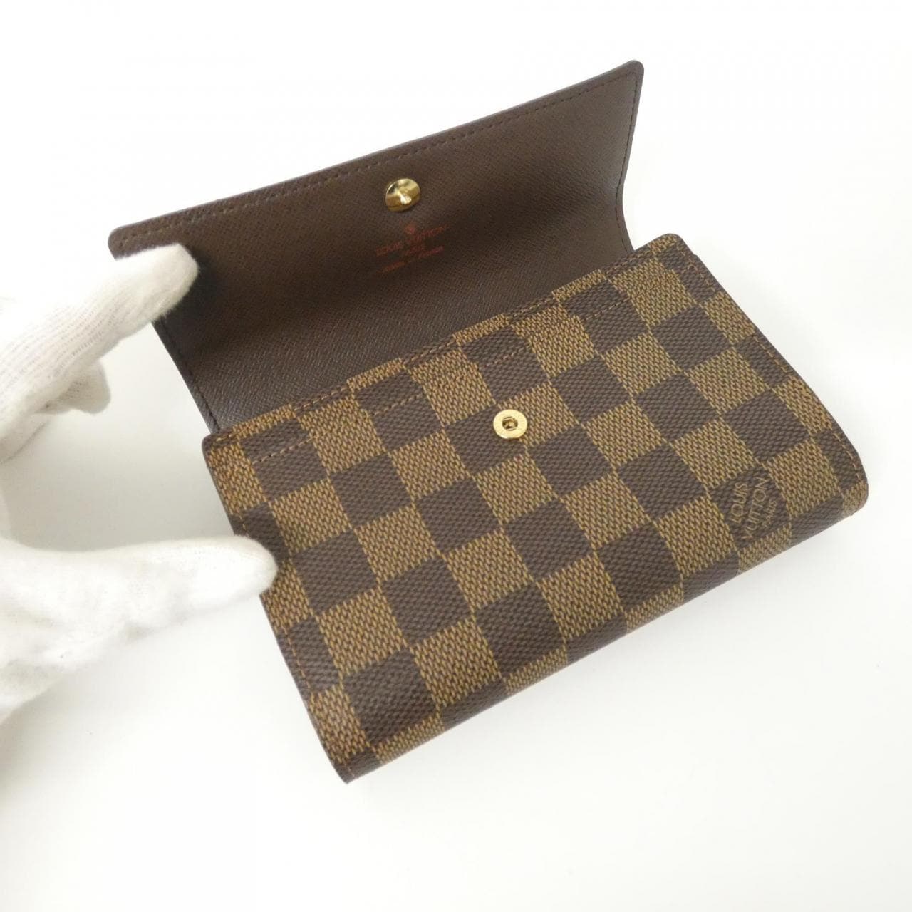 ルイヴィトン ダミエ ポルトフォイユ アレクサンドラ N63067 財布