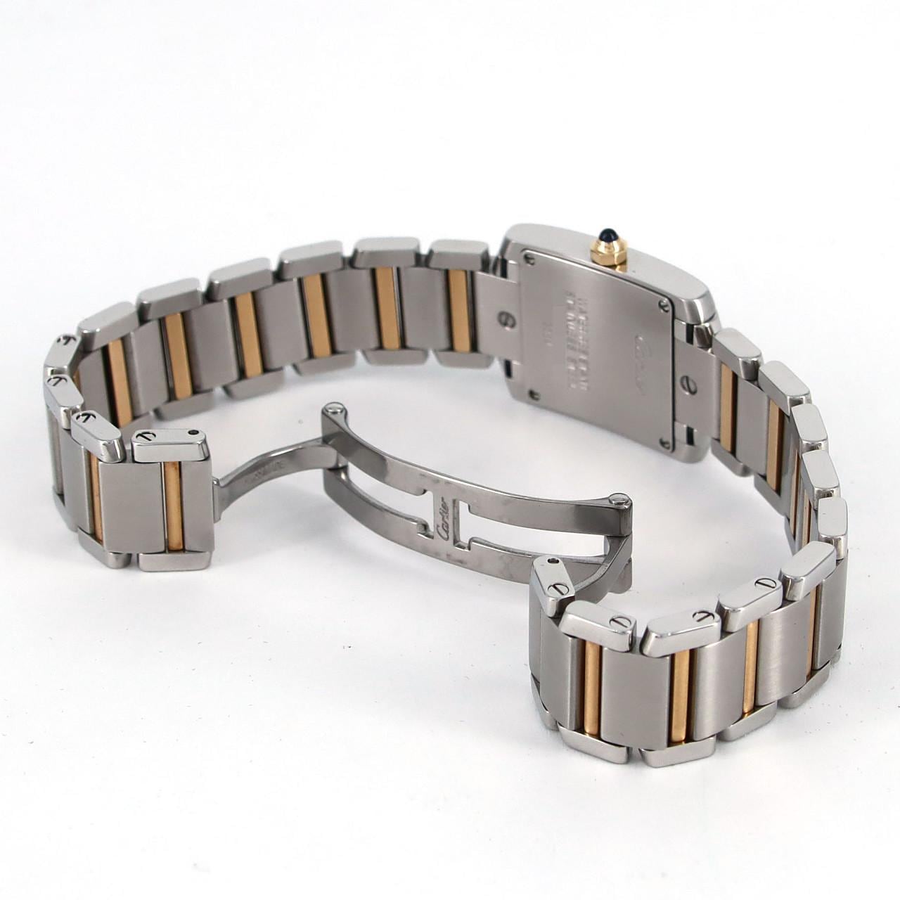 Cartier Tank Francaise SM 兩色 W51007Q4 SSxYG石英