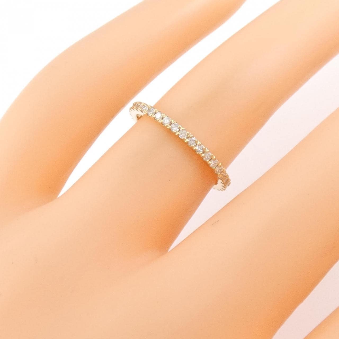 [Remake] K18YG full eternity Diamond ring 0.358CT