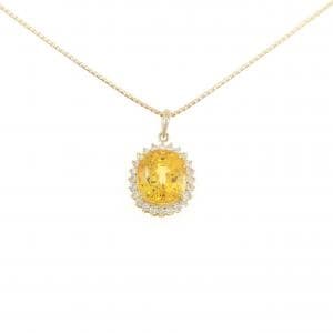 K18YG サファイヤ ネックレス 6.62CT