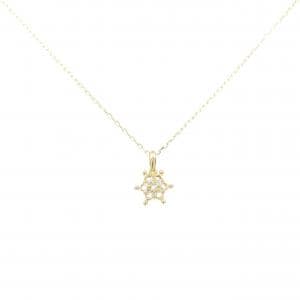 K18YG ダイヤモンド ネックレス 0.10CT