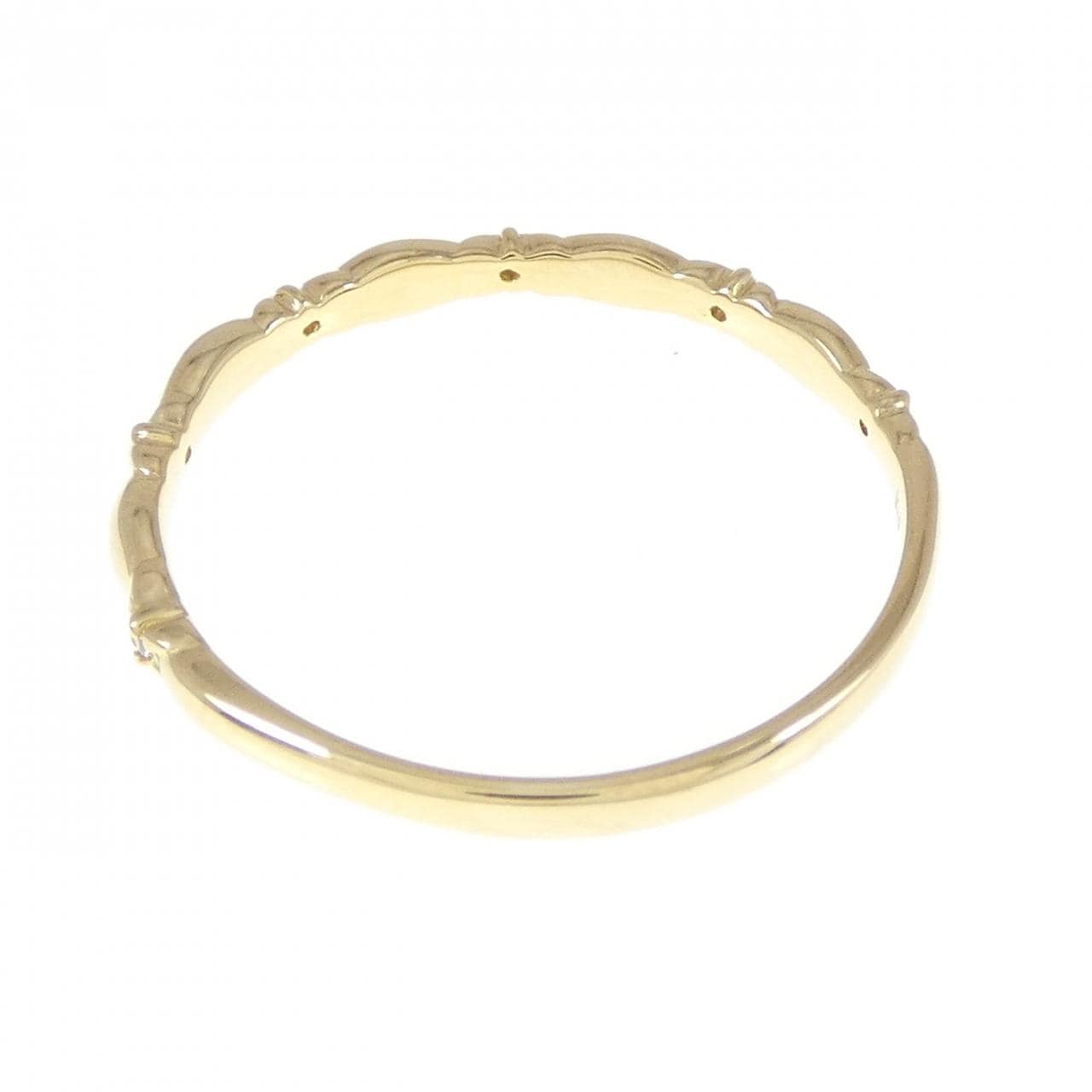 K18YG ダイヤモンド リング 0.03CT