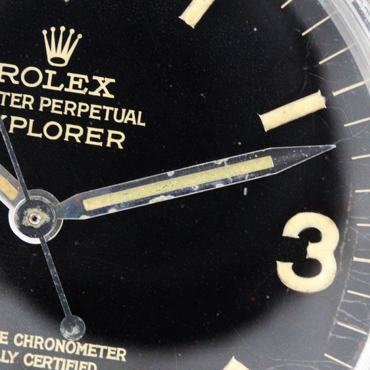 ロレックス エクスプローラーⅠ･”ミラーダイヤル” 1016 SS 自動巻 1番台
